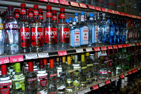Vodka is very popular, including flavored varieties.